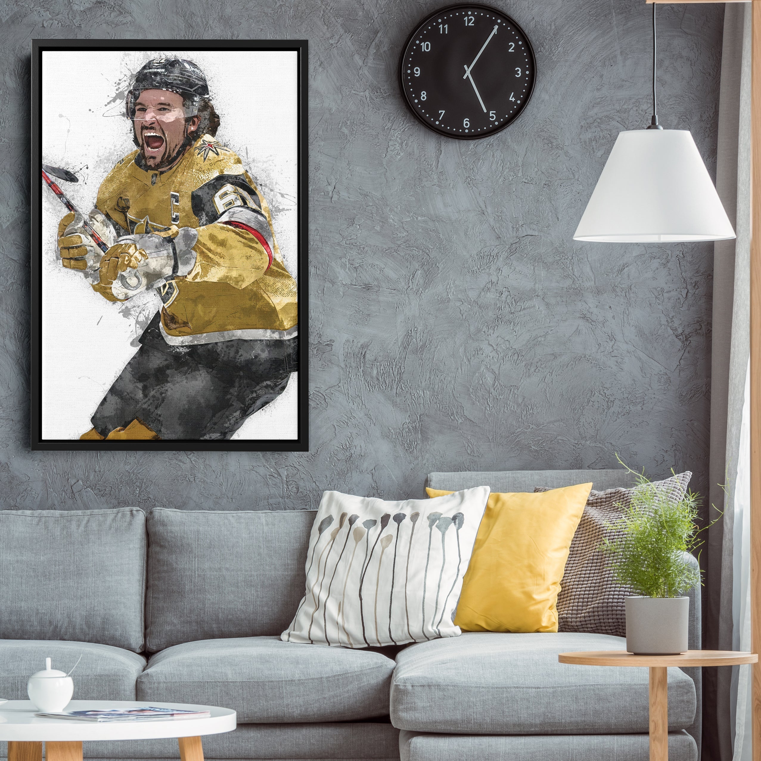 Mark Stone Canvas Art – Vegas Golden Knights Wall Decor