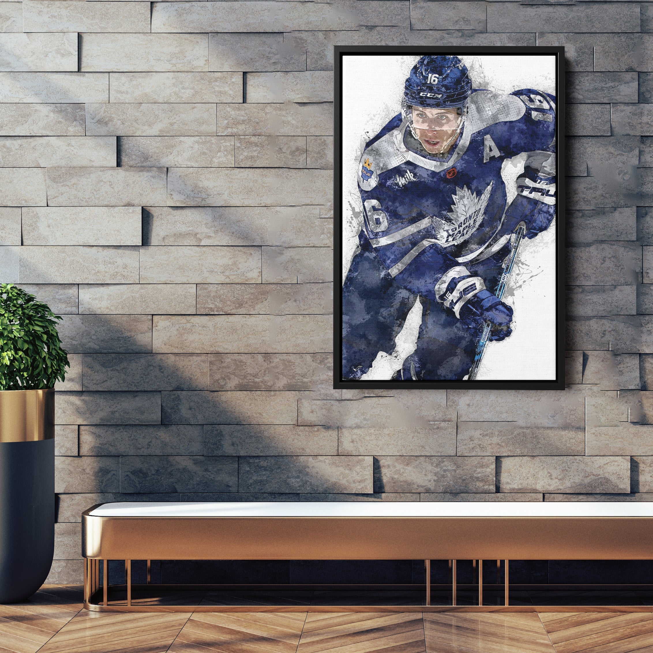 Mitch Marner Canvas Art – Toronto Maple Leafs Wall Decor