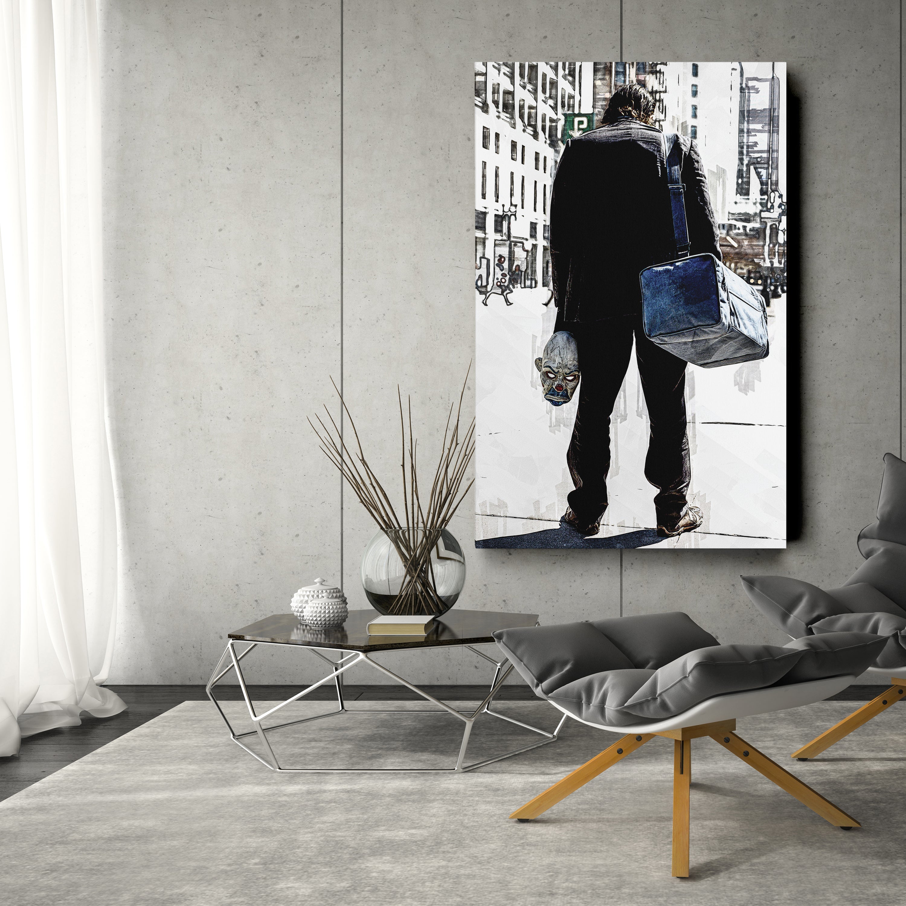 The Joker Canvas Art – Heath Ledger Dark Knight Decor