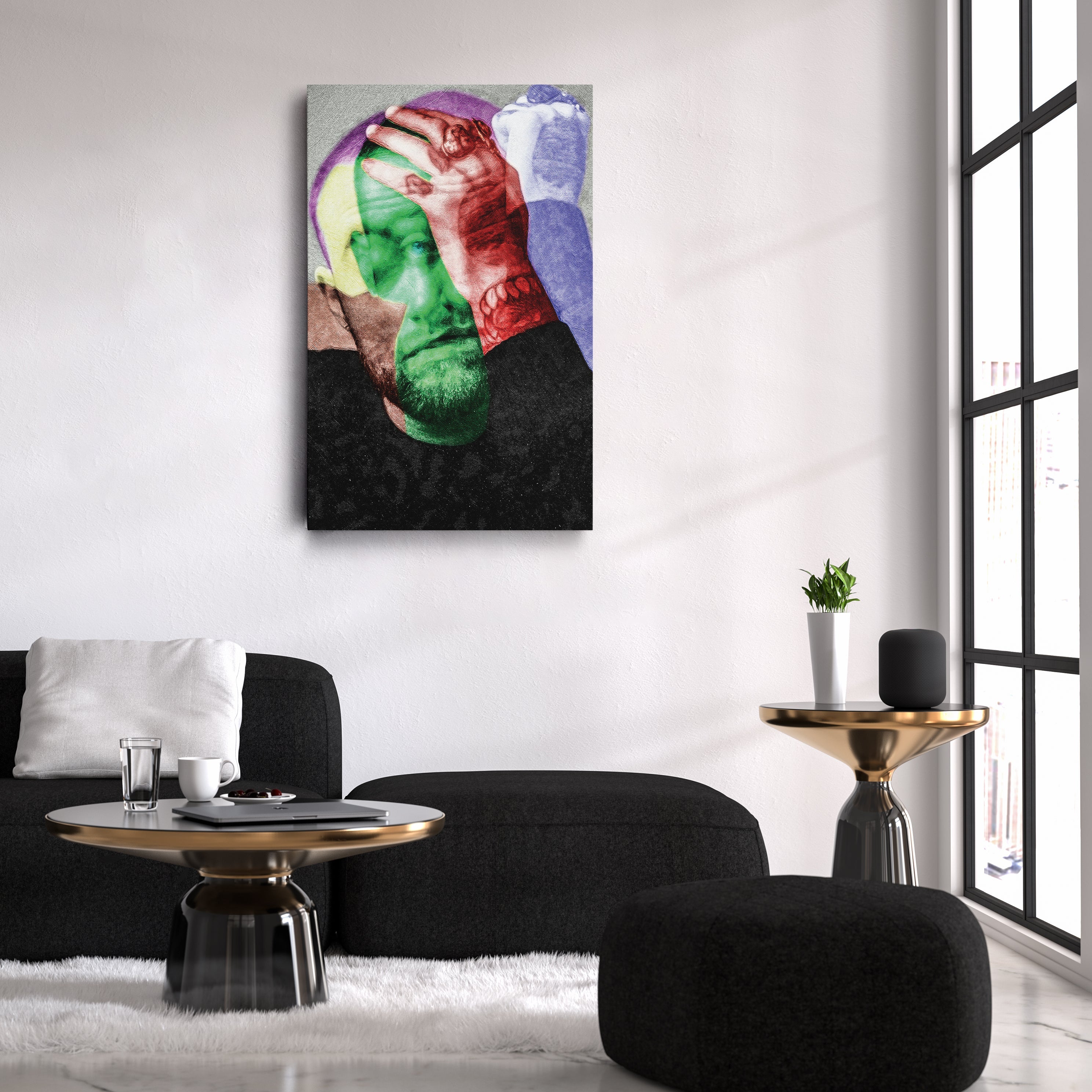 Mac Miller Circles Canvas – Rapper Wall Art Gift for Music Fans and Collectors