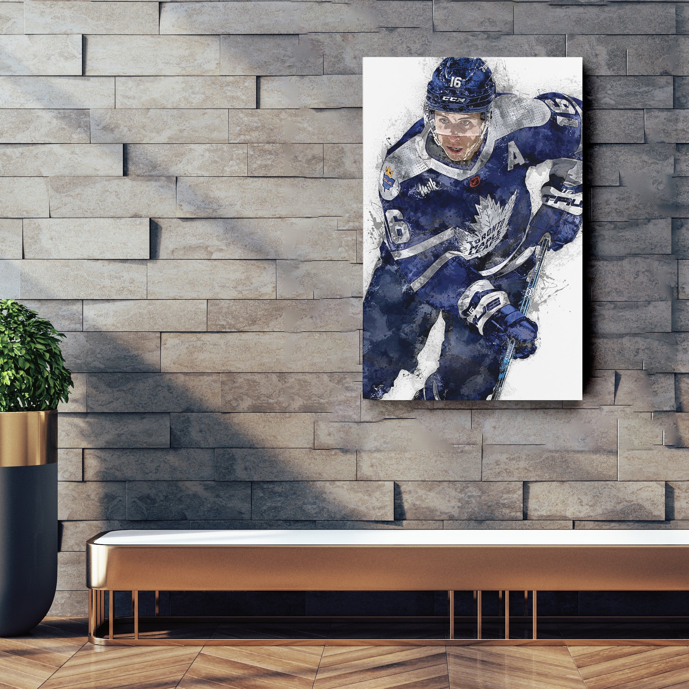 Mitch Marner Canvas Art – Toronto Maple Leafs Wall Decor