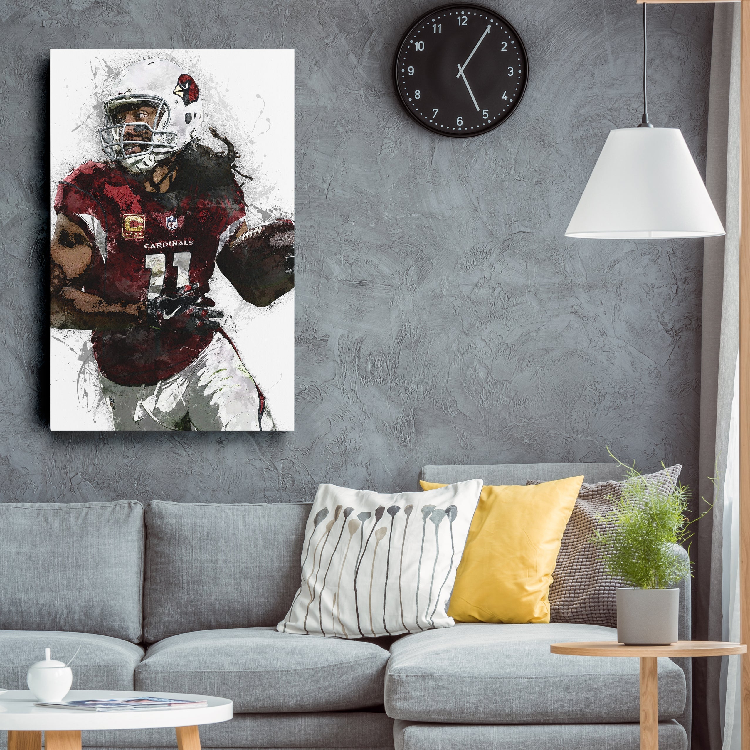 Larry Fitzgerald Canvas Art – Arizona Cardinals Wall Decor