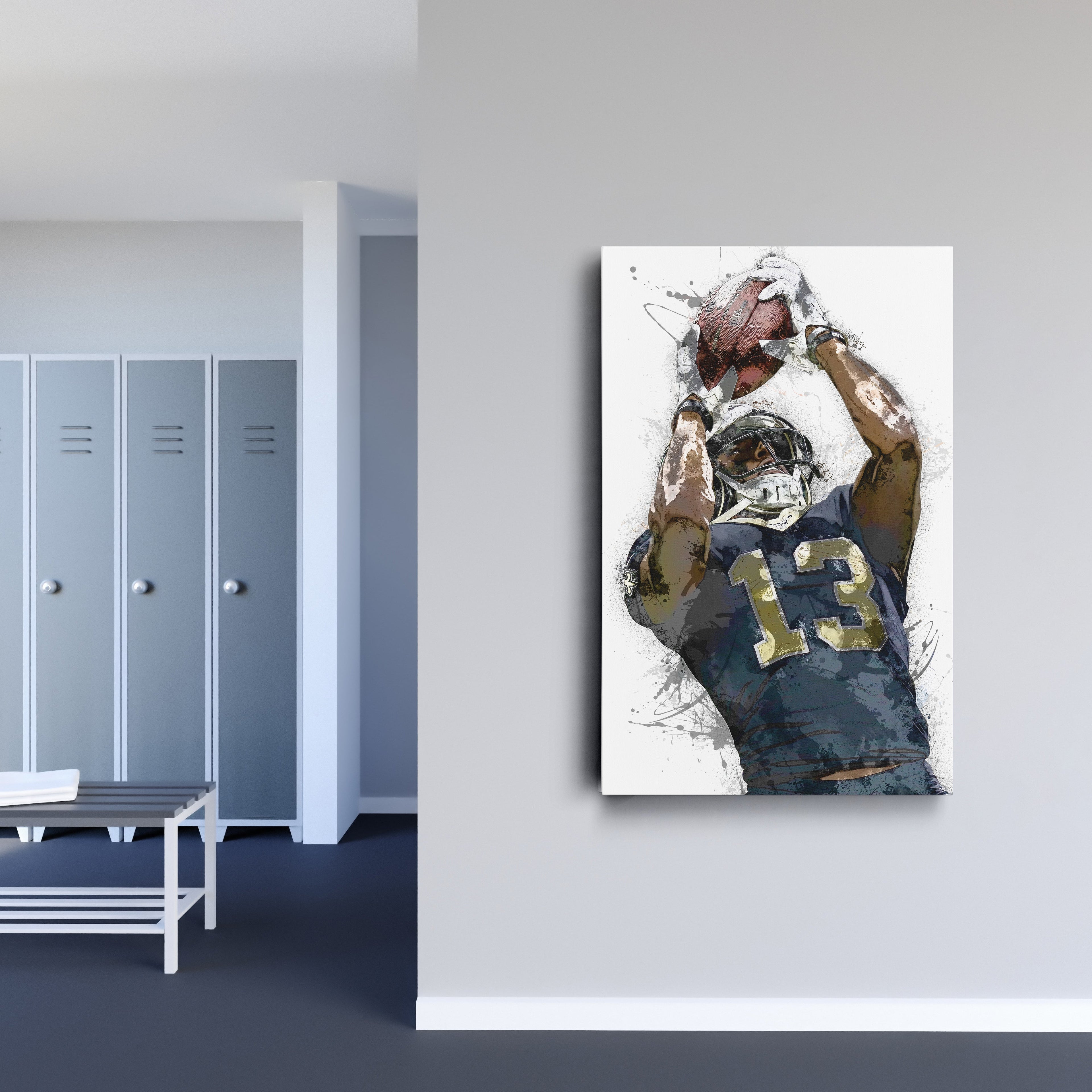 Michael Thomas Canvas Art – New Orleans Saints Wall Decor