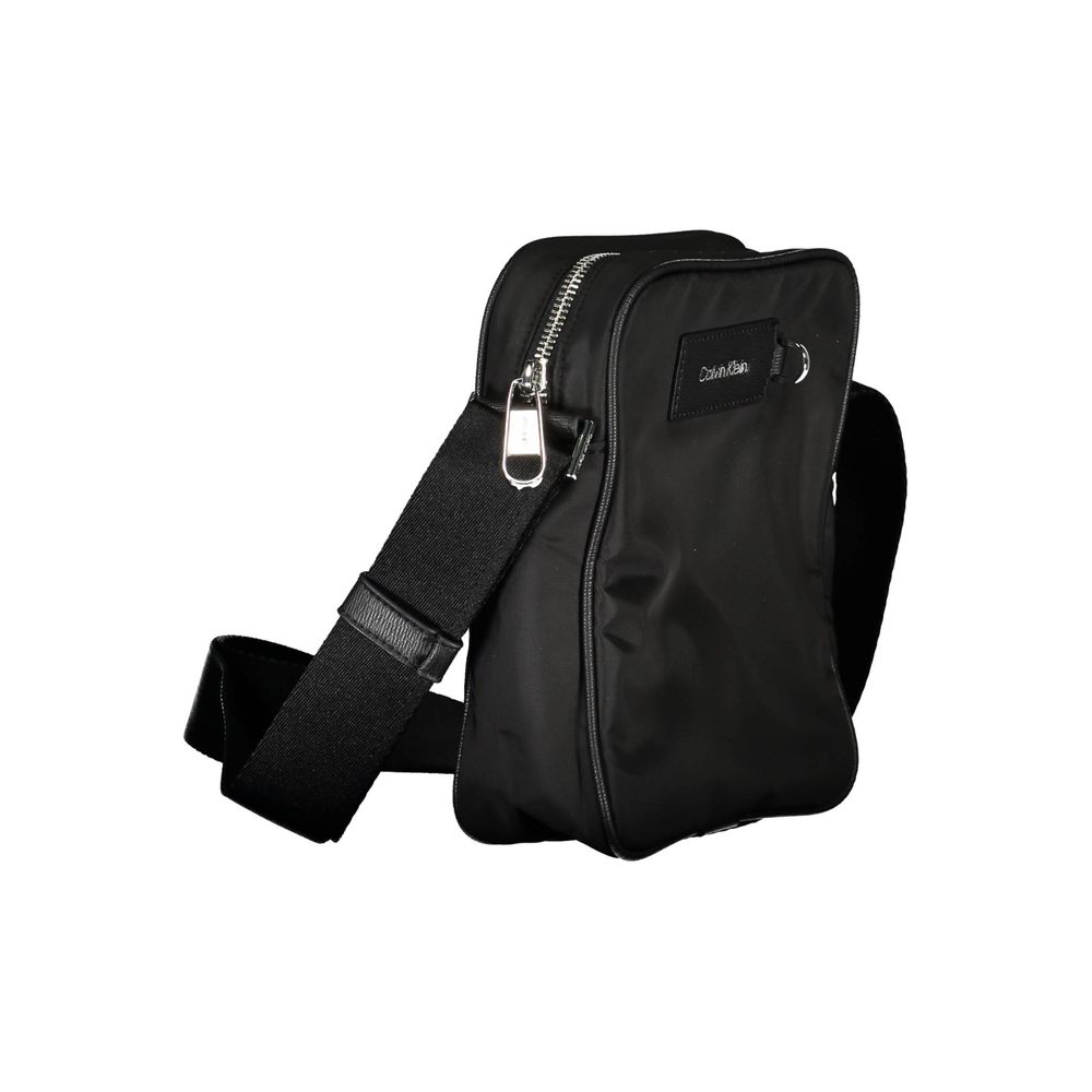 Calvin Klein Black Polyester Men's Shoulder Bag