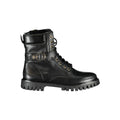 Tommy Hilfiger Black Polyurethane Women Stivaletto