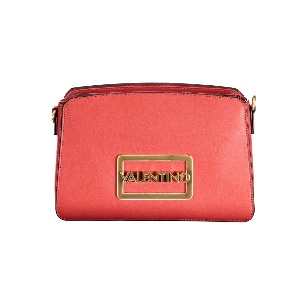 Valentino Rosso Poliuretano Women's Bag with Adjustable Shoulder Strap