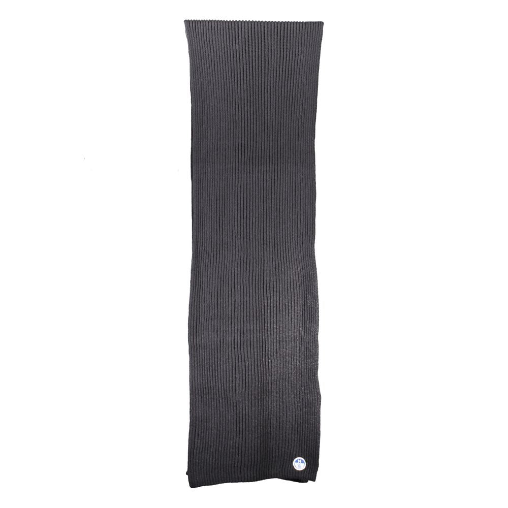 North Sails Nero Cotton Mens Scarf