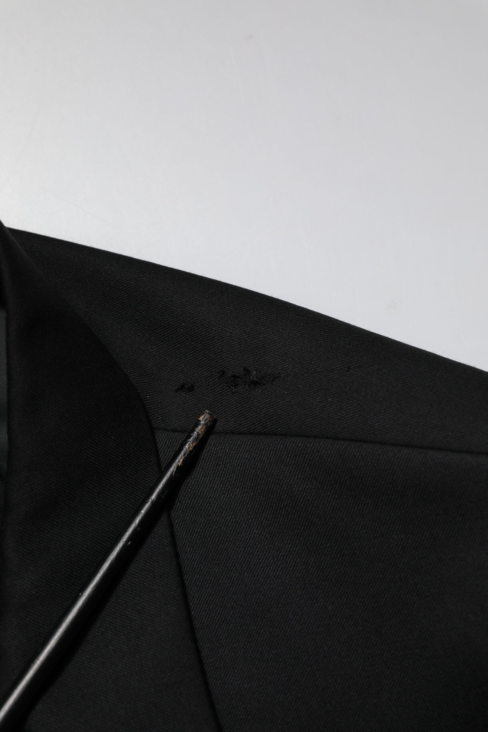 Emporio Armani Black Double Breasted Men Jacket Suit Blazer