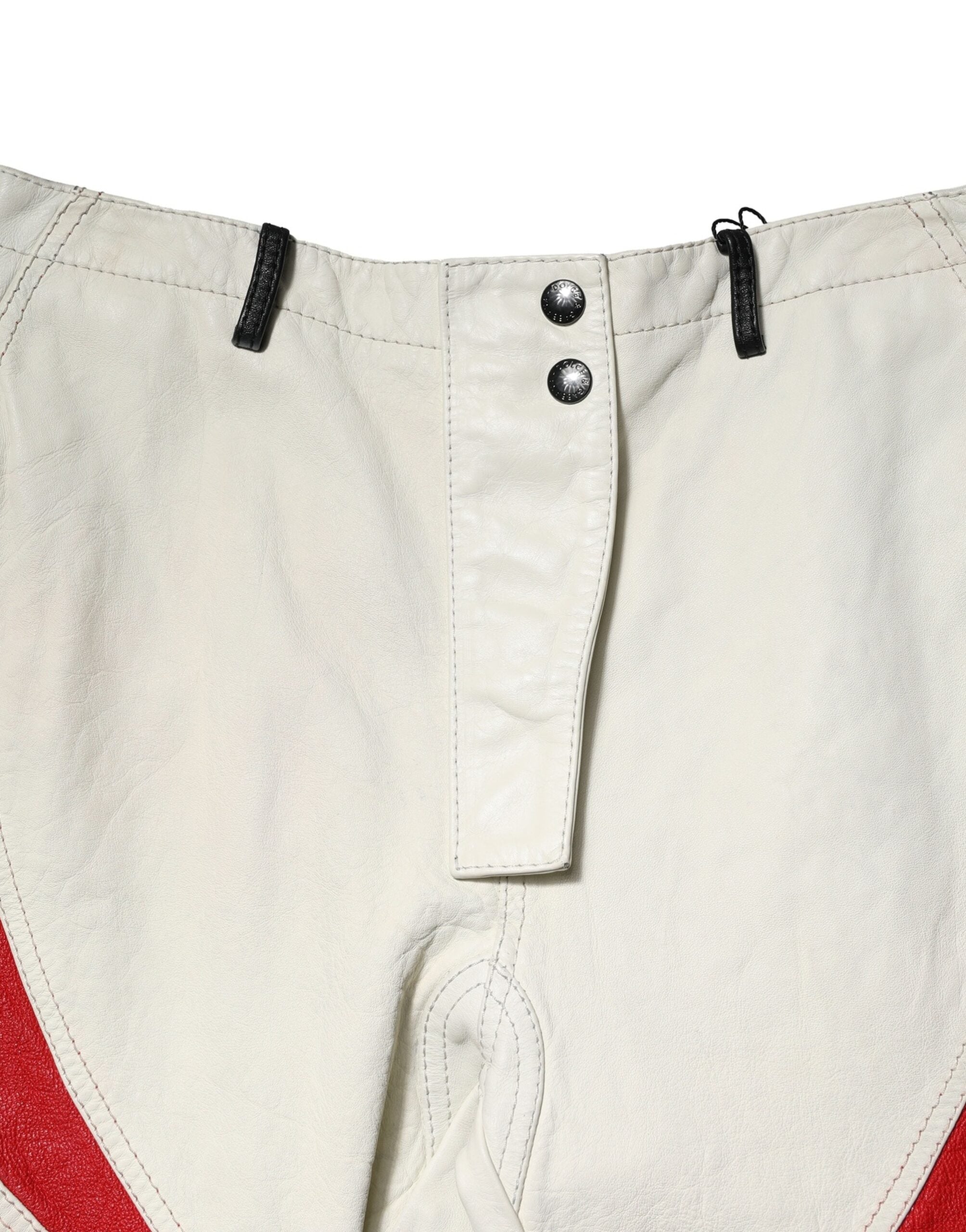 Dolce & Gabbana Multicolor Lambskin Tapered Men Pants
