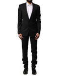 Dolce & Gabbana Blue MARTINI Wool Formal 2 Piece Suit