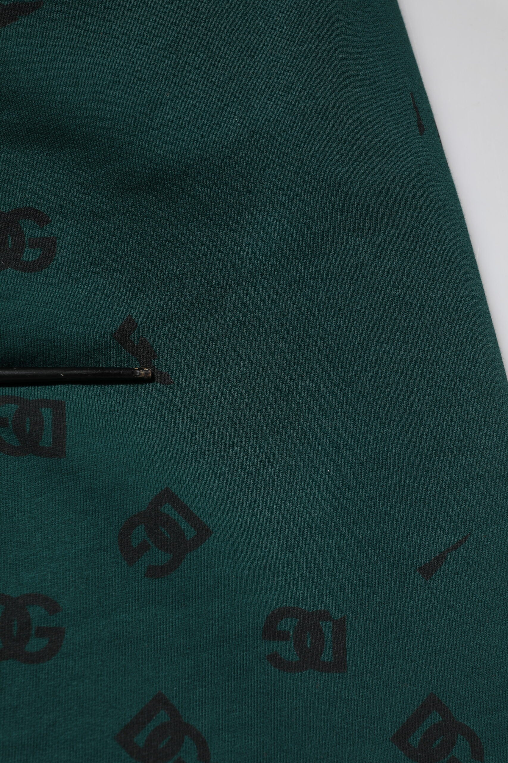 Dolce & Gabbana Green Logo Print Jogger Men Sweatpants Pants