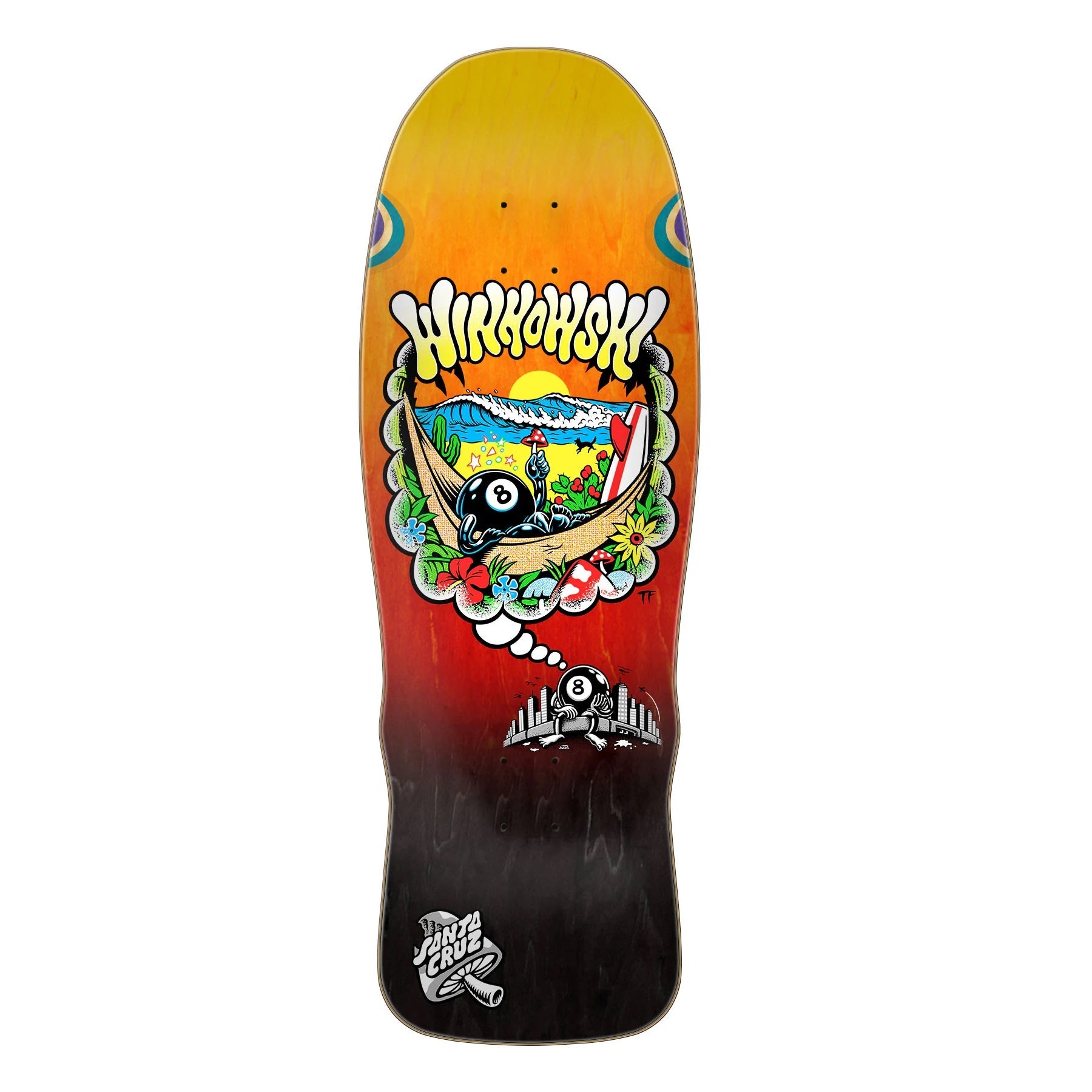 Santa Cruz Winkowski 8Ballr Day Dream Skateboard Deck - 10.35″