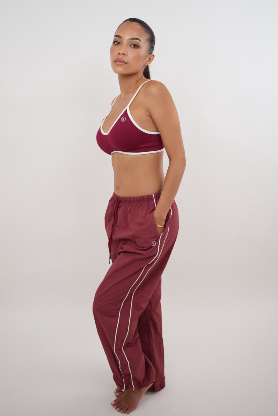 I Accept Change with Grace Red Versatile Relaxed Fit Pant