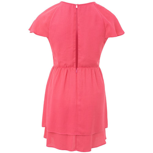 Armani Exchange Fuchsia Viscose Short Dress