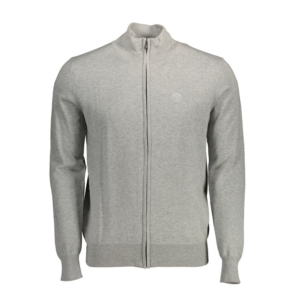 North Sails Grigio Cotton Men Cardigan