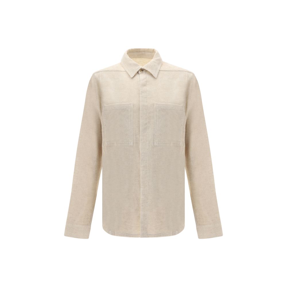 Rick Owens Beige Cotton Shirt