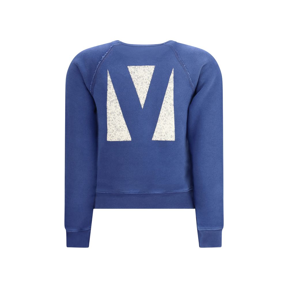 Valentino Blue Cotton Sweatshirt