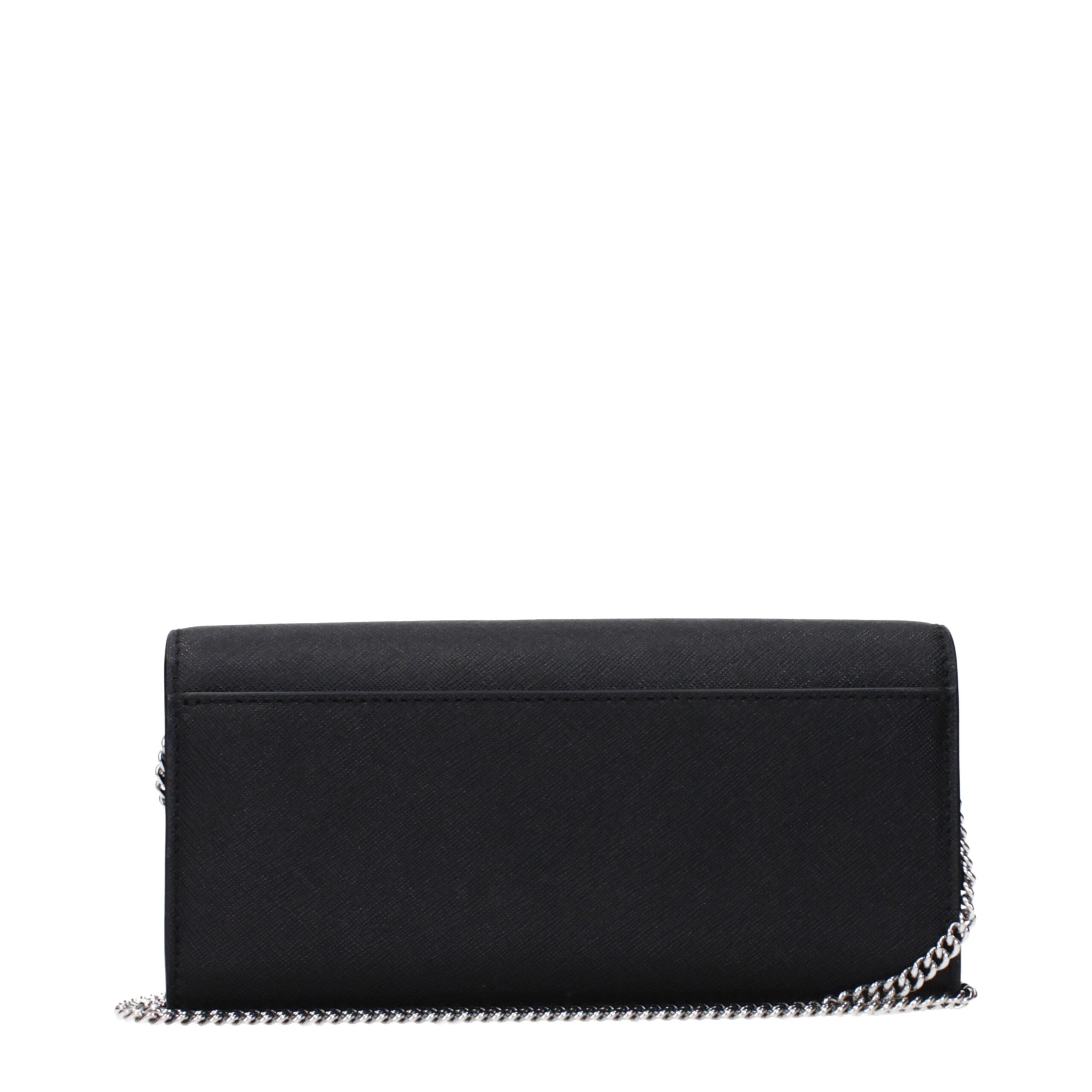 Tory Burch Black Leather Clutch Bag