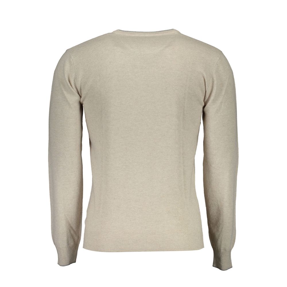 U.S. POLO ASSN. Beige Wool Men's Sweater