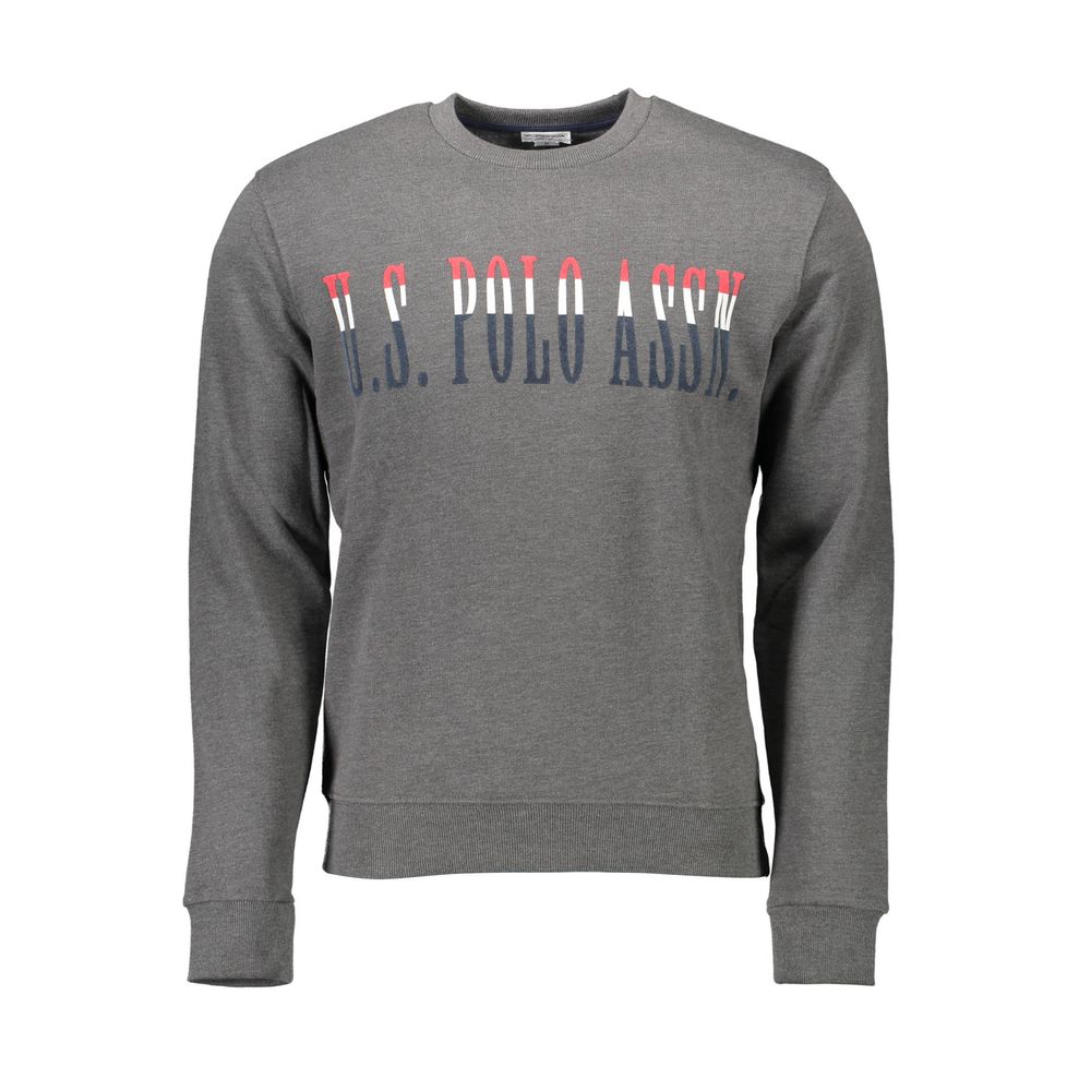 U.S. POLO ASSN. Gray Cotton Mens Sweatshirt