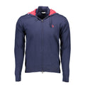 U.S. POLO ASSN. Blue Cotton Men's Cardigan