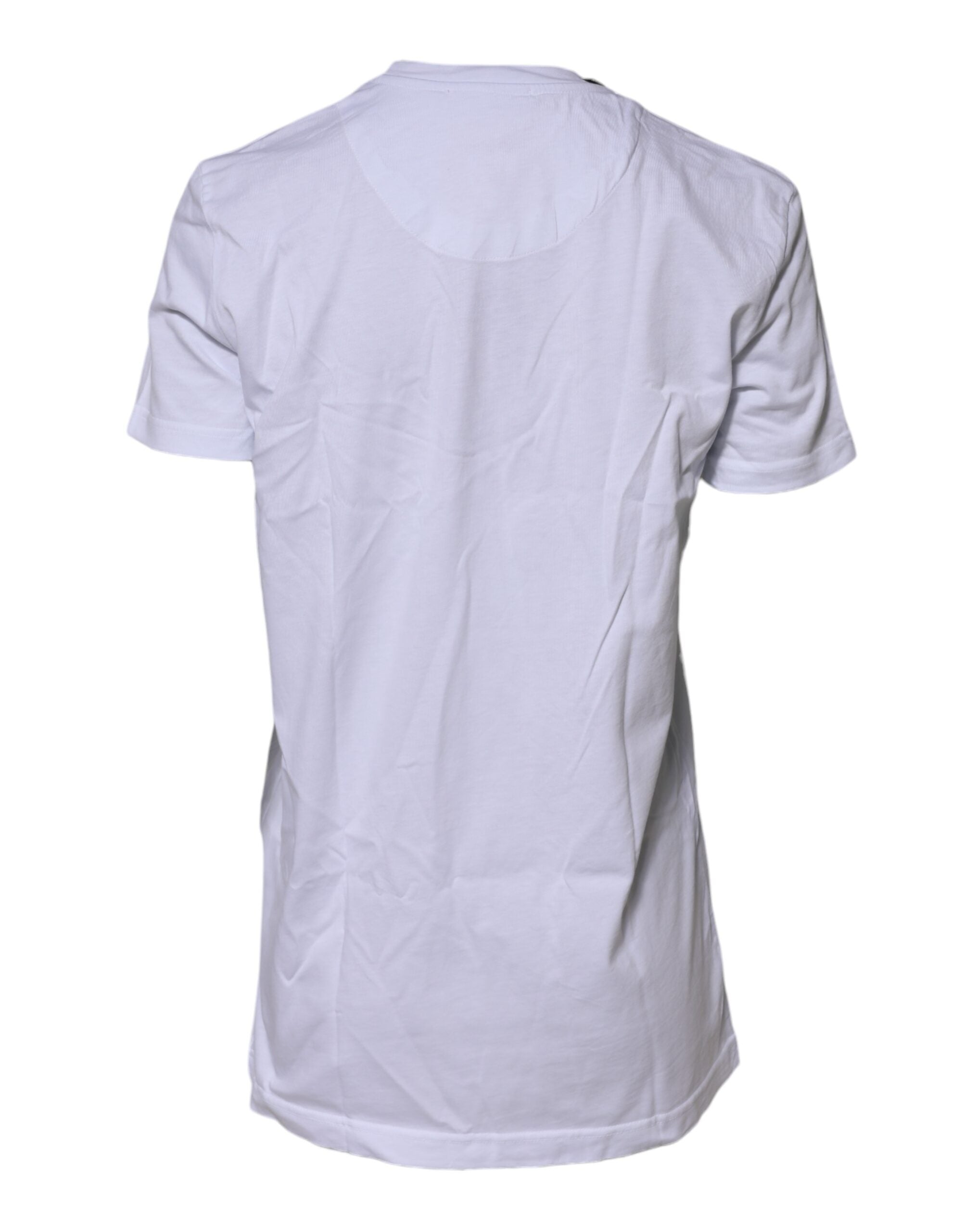 Dolce & Gabbana White Short Sleeves Crew Neck Top T-shirt