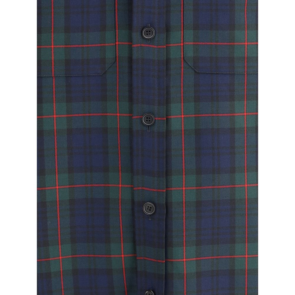 Alexander McQueen Bicolor Polyester Pattern Shirt