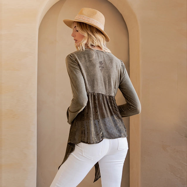 Young Threads Bohemian Rhapsody: Stonewashed Rayon Women Top