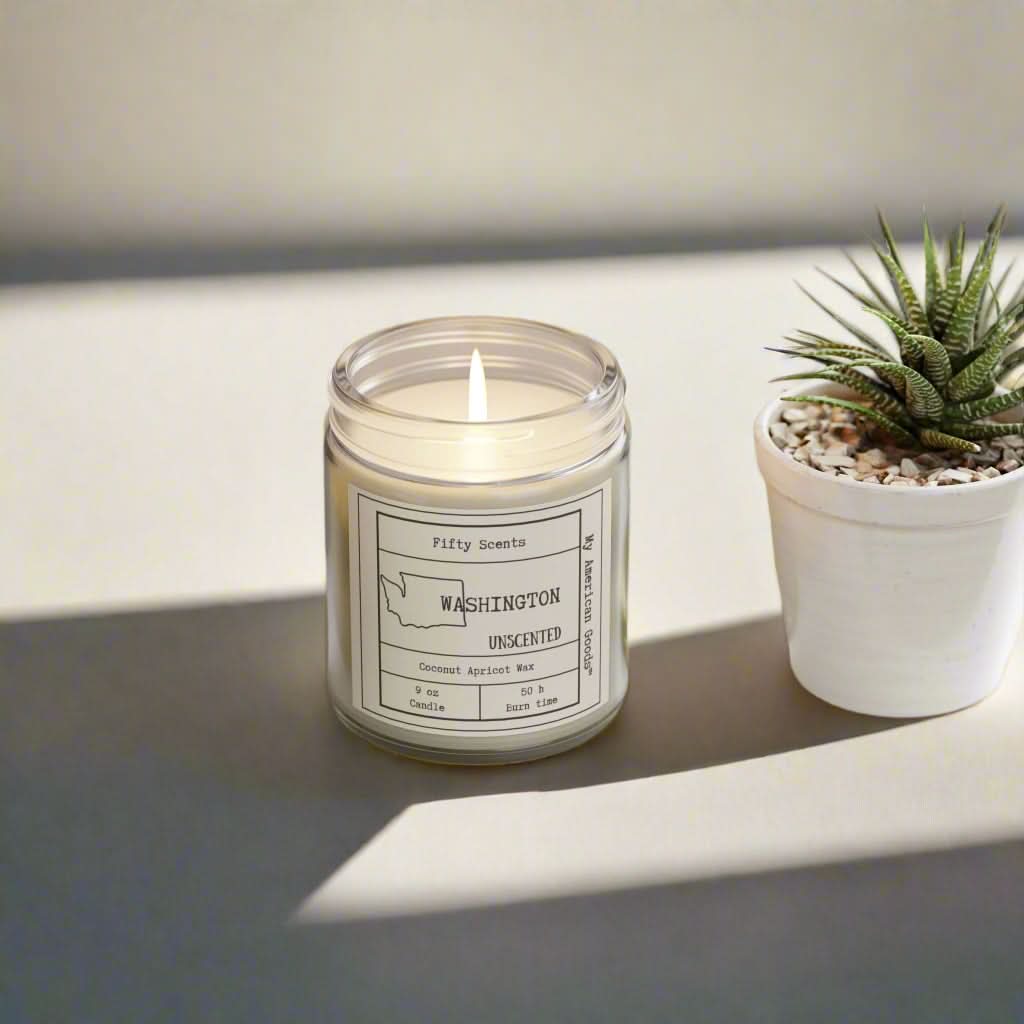 Washington unscented Candles - Coconut Apricot Wax