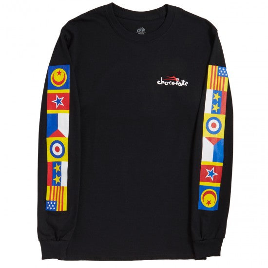 Lakai Chocolate Flags Long Sleeve Tee - Black