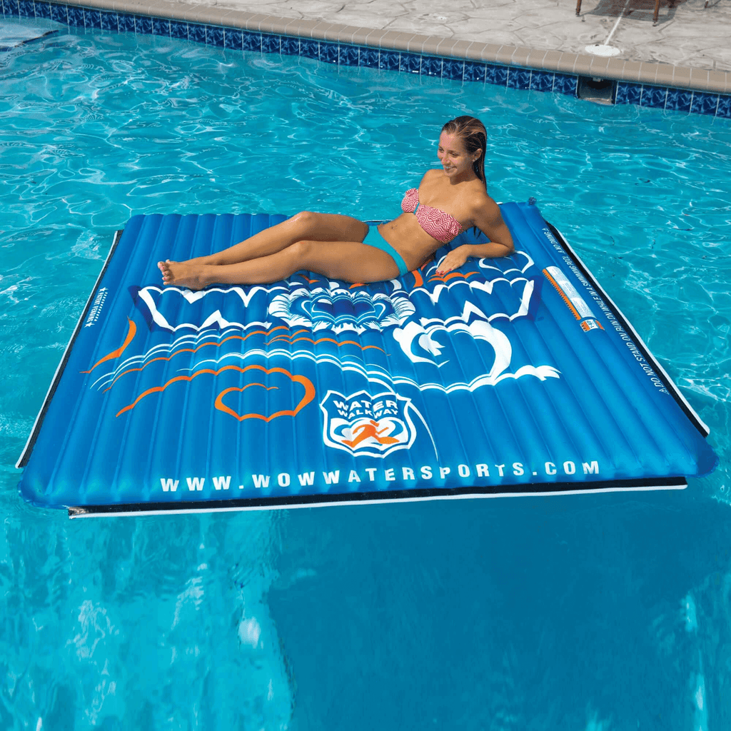 WOW Watersports Water Walkway 6 x 6 Inflatable Walkway with Zippers