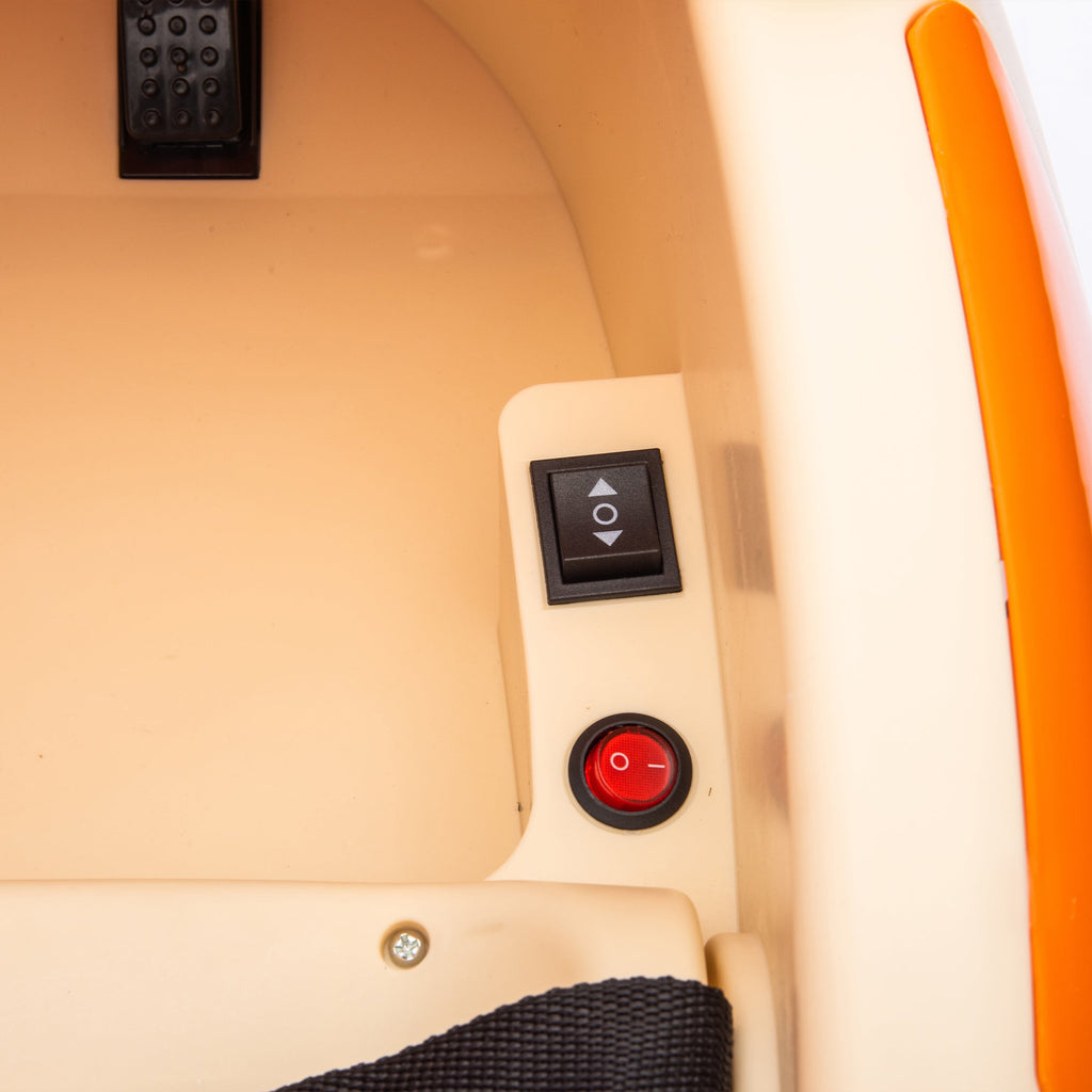 12V Kids Ride On Electric Bumper Car W/Parents Control,Cute&Realistic Hamburger Design,360 Degree Rotation,Storing Space,Bluetooth,Music,USB,Silent wheel,LED Lights,Power Display,Anti-rollover For 2-5