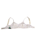 Dolce & Gabbana White Silk Satin Soft Cup Lingerie Bra Underwear