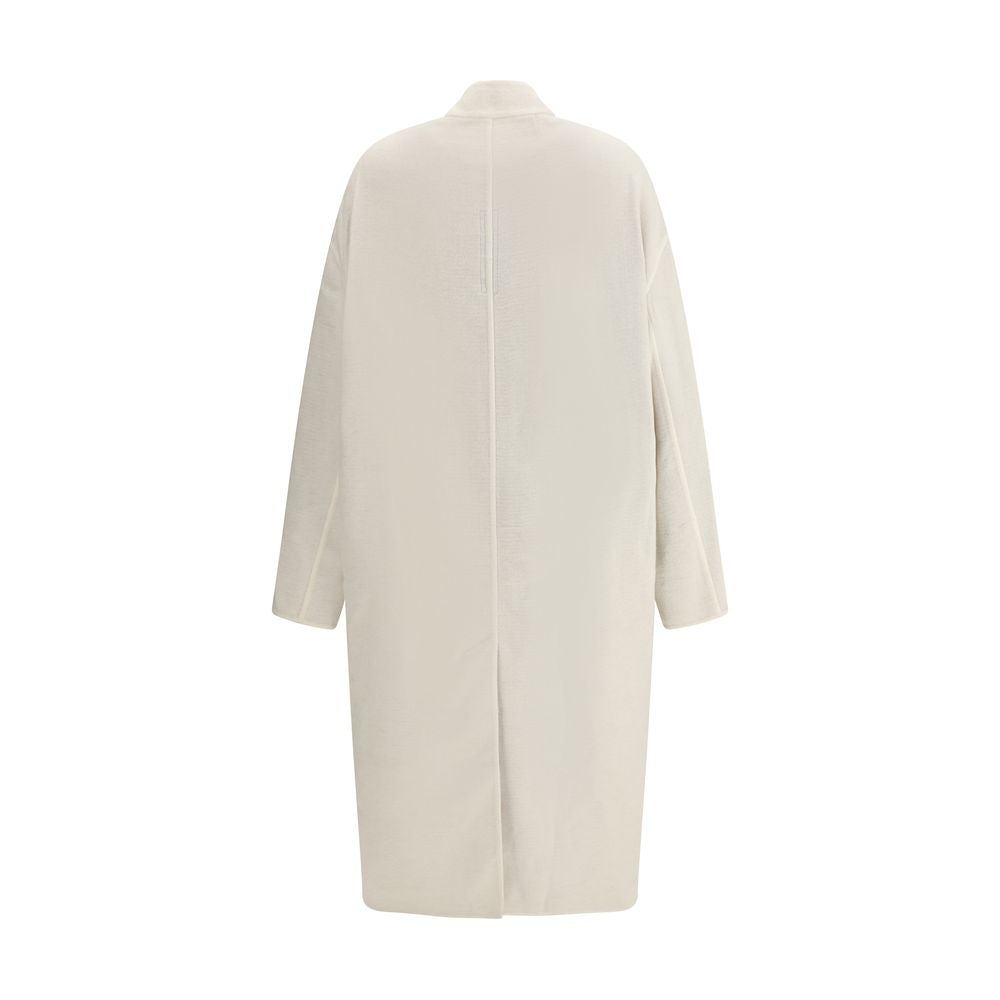 Rick Owens Beige Camel Hair  Coat