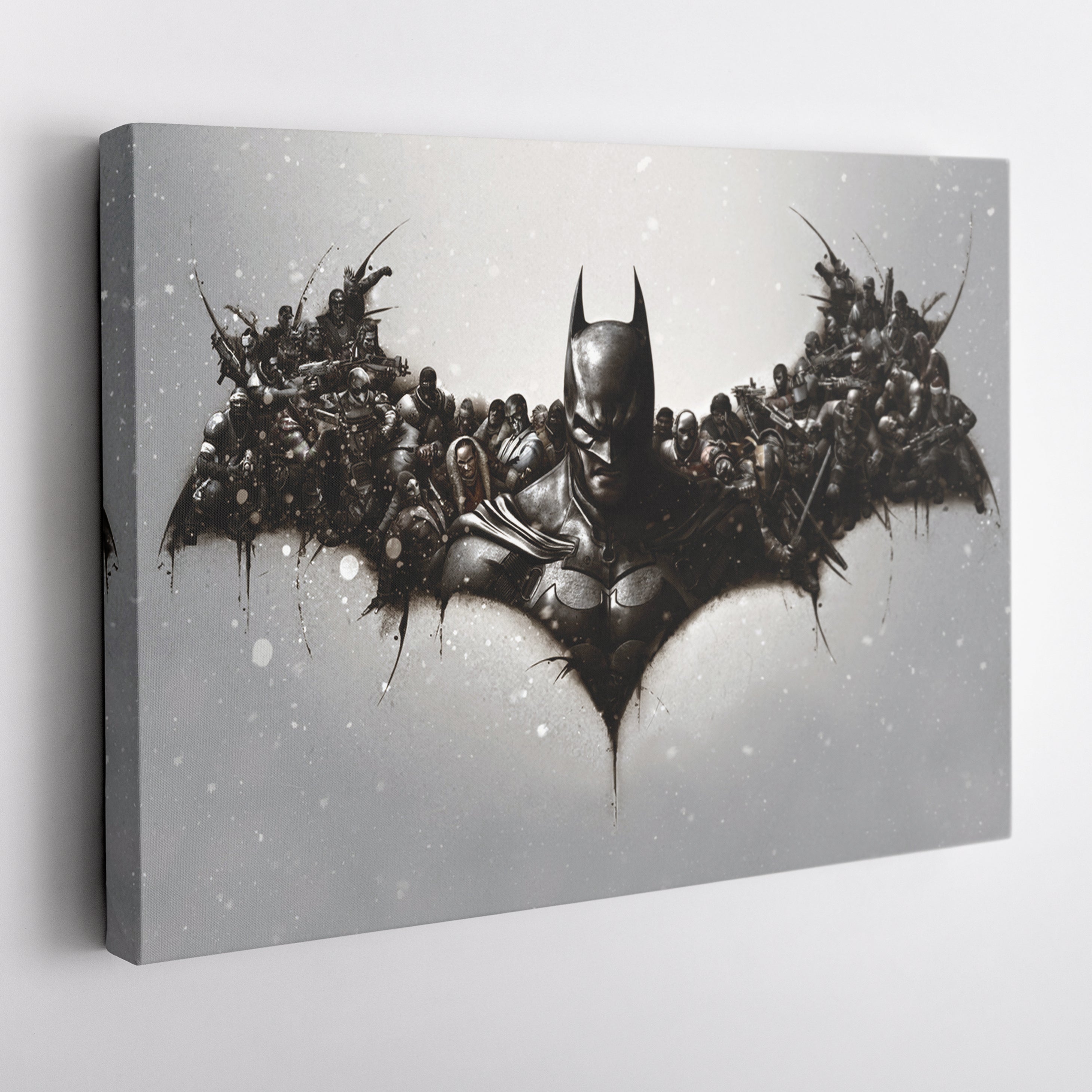 Batman Fallen Enemies Canvas – DC Comics Wall Art Gift for Superhero Fans & Kids