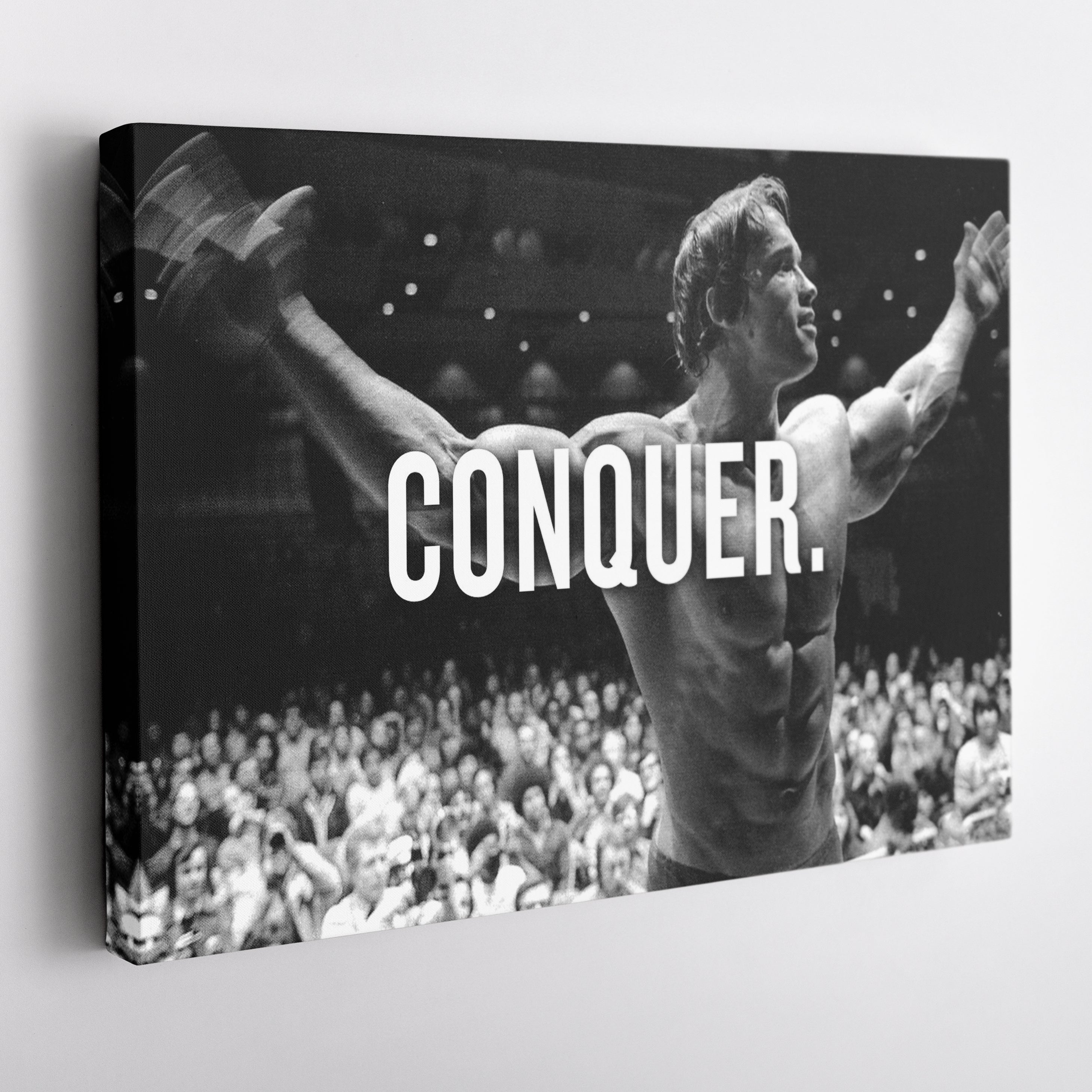 Arnold Schwarzenegger Canvas Art - Bodybuilding Wall Decor