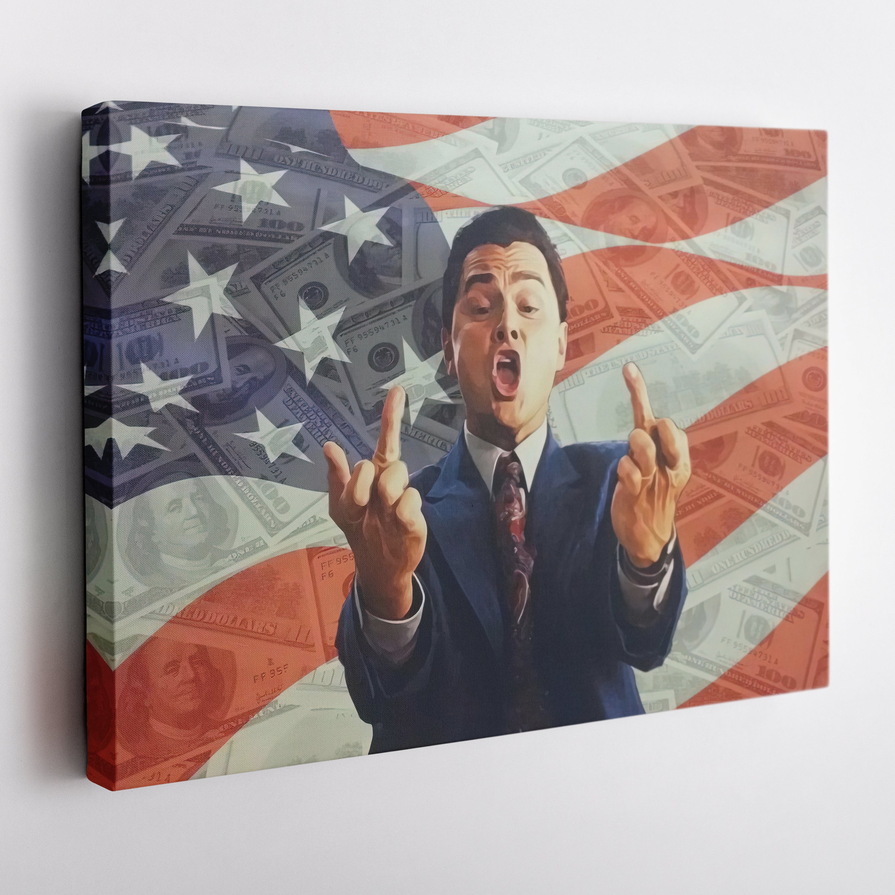 Wolf of Wall Street Canvas Art – Iconic Movie Wall Decor