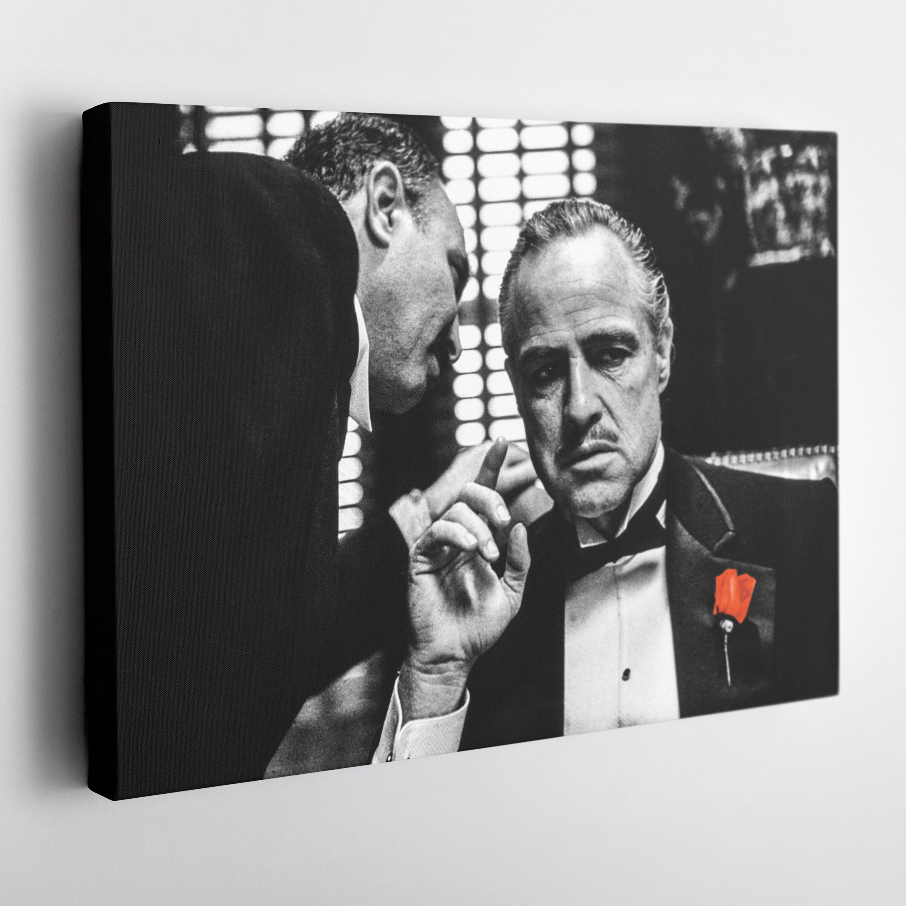The Godfather Canvas Art – Black & White Wall Decor