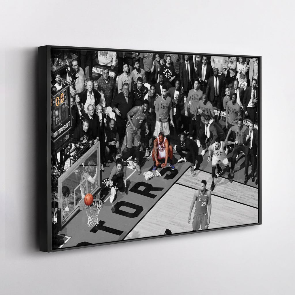 Kawhi Leonard Canvas Art – Raptors Game 7 Wall Decor