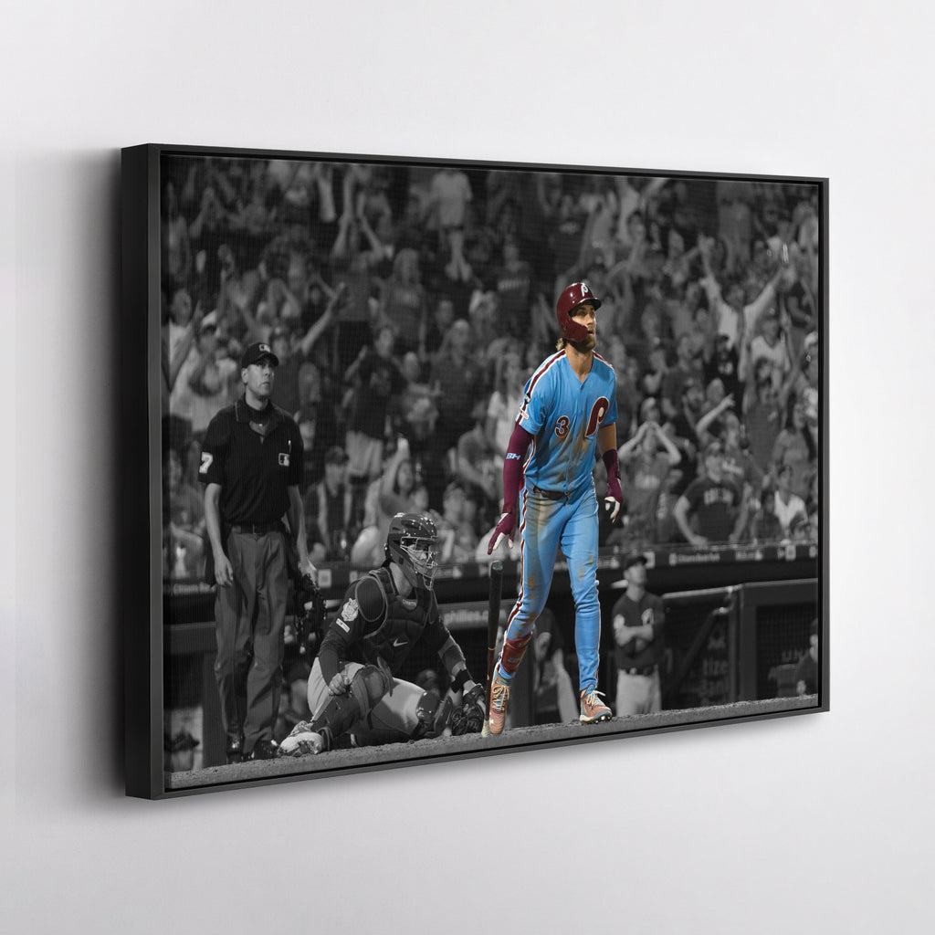 Bryce Harper Canvas Art - Phillies Grand Slam Wall Decor