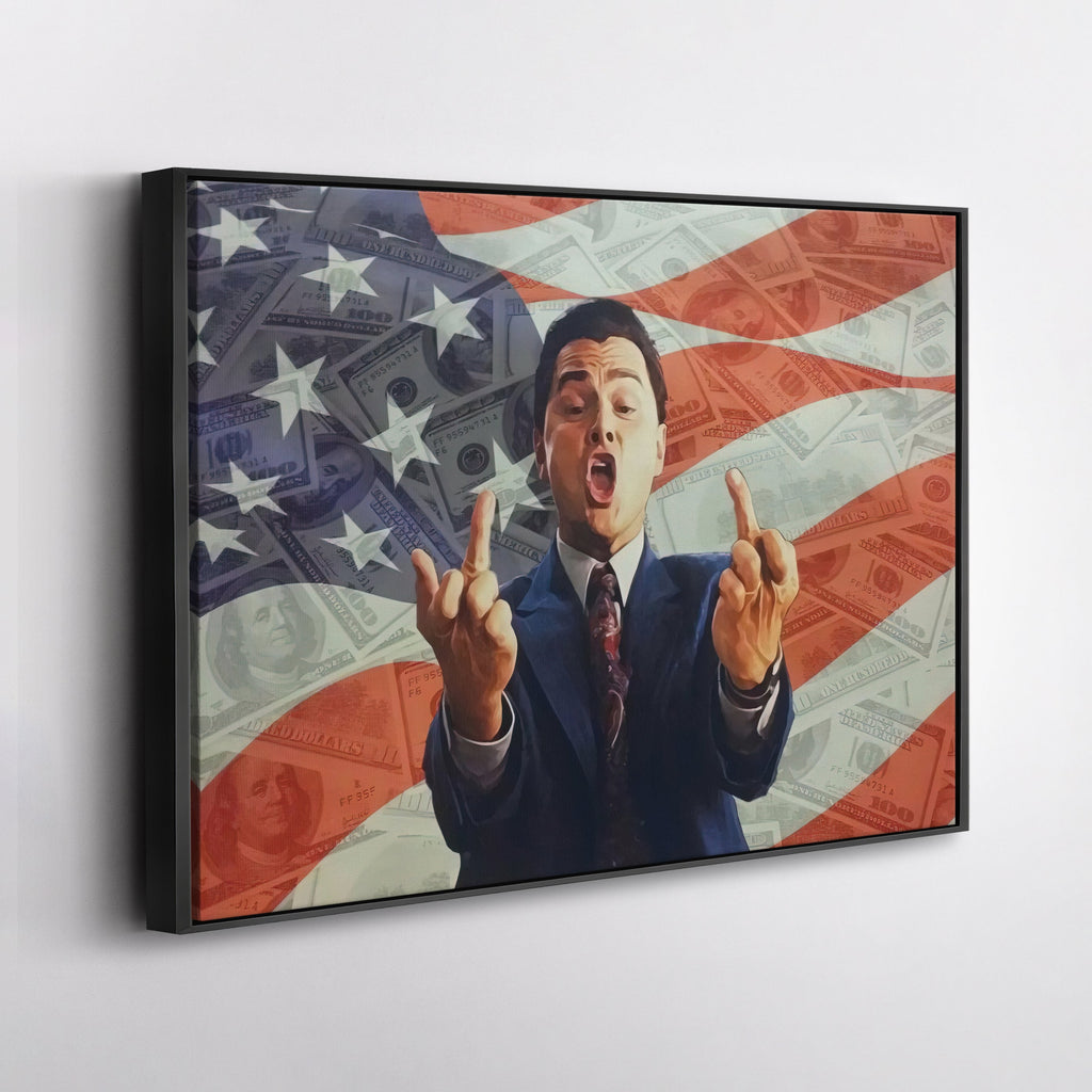 Wolf of Wall Street Canvas Art – Iconic Movie Wall Decor
