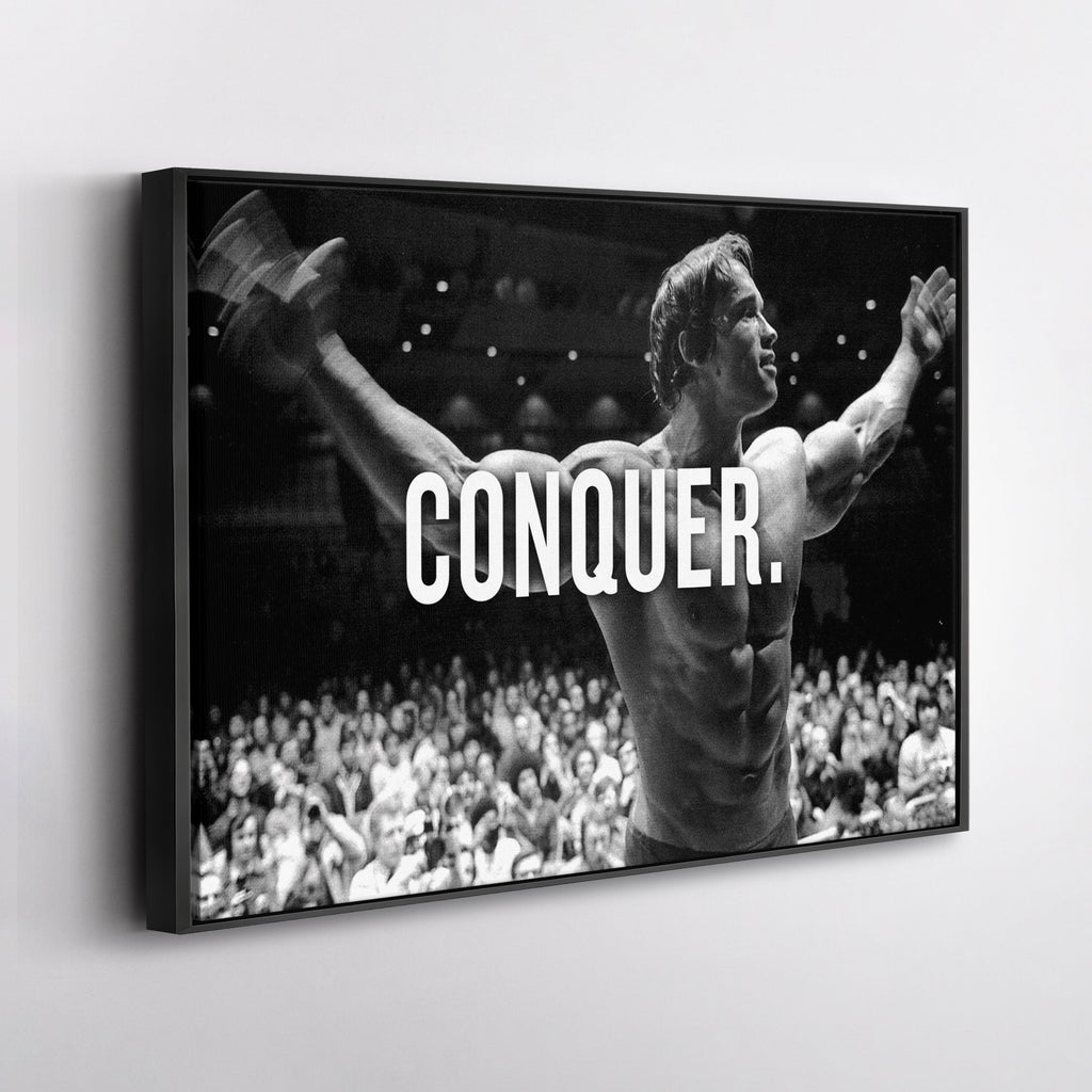 Arnold Schwarzenegger Canvas Art - Bodybuilding Wall Decor