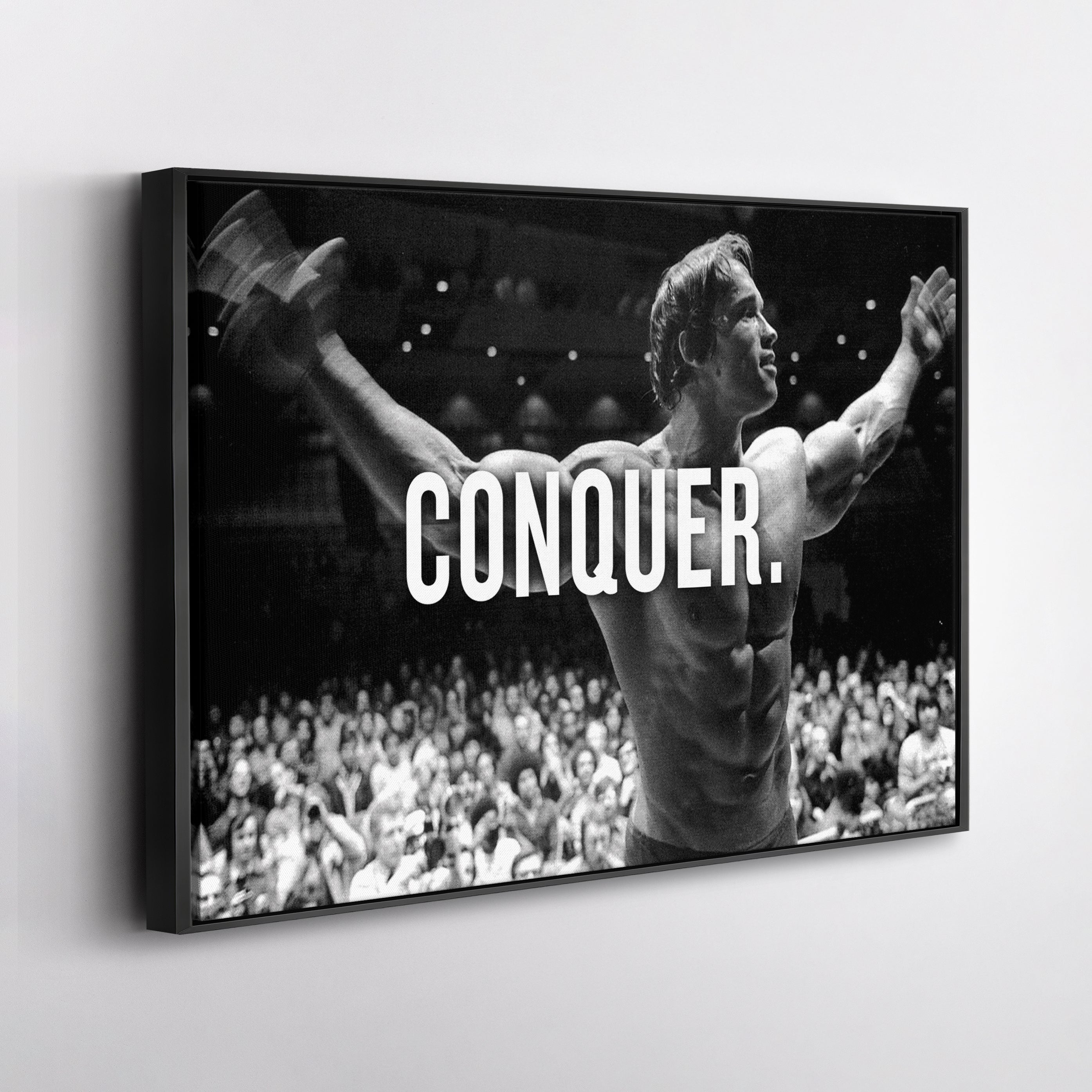 Arnold Schwarzenegger Canvas Art - Bodybuilding Wall Decor