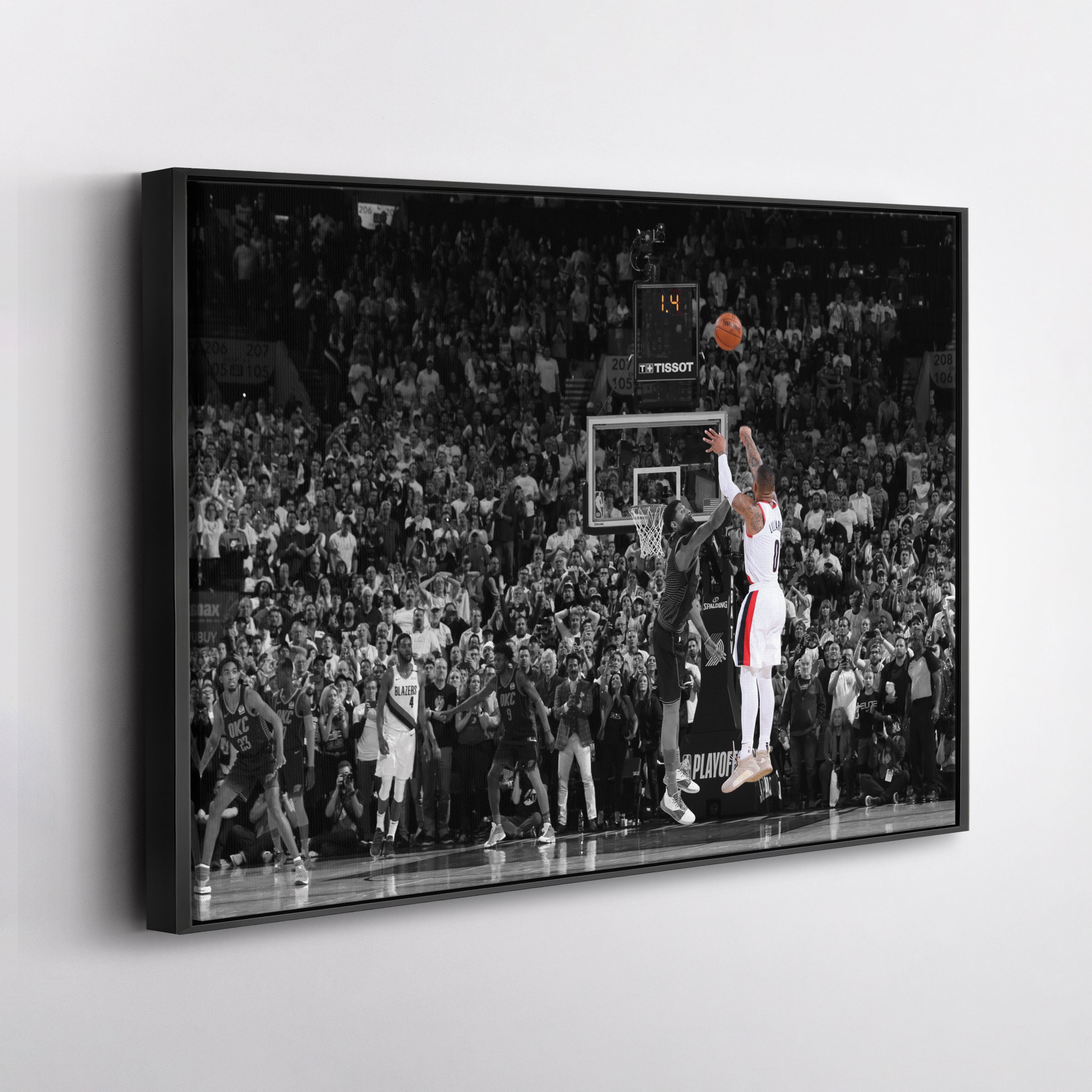 Damian Lillard Canvas Art – Dame Time Game Winner Decor