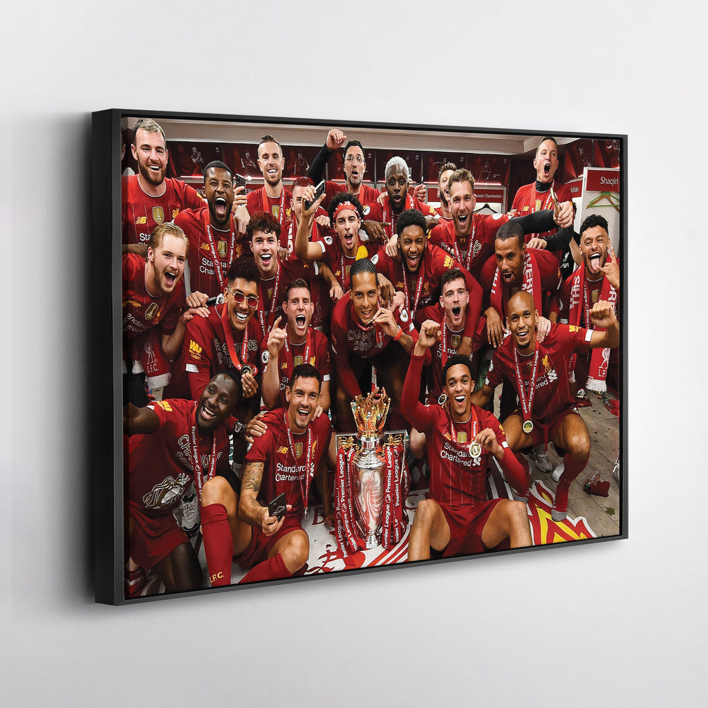 Liverpool Champions Canvas – Soccer Wall Art for Fans