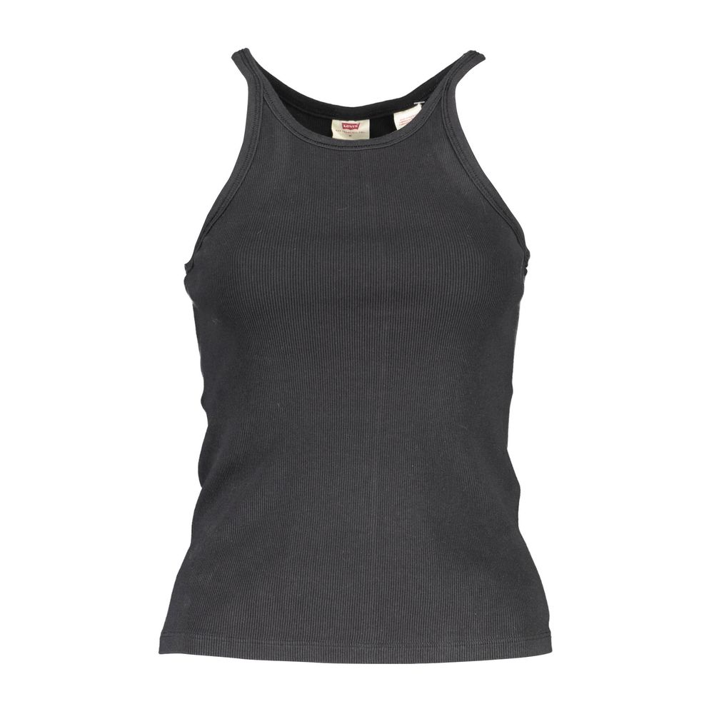 Levi's Black Cotton Women's Tank Top