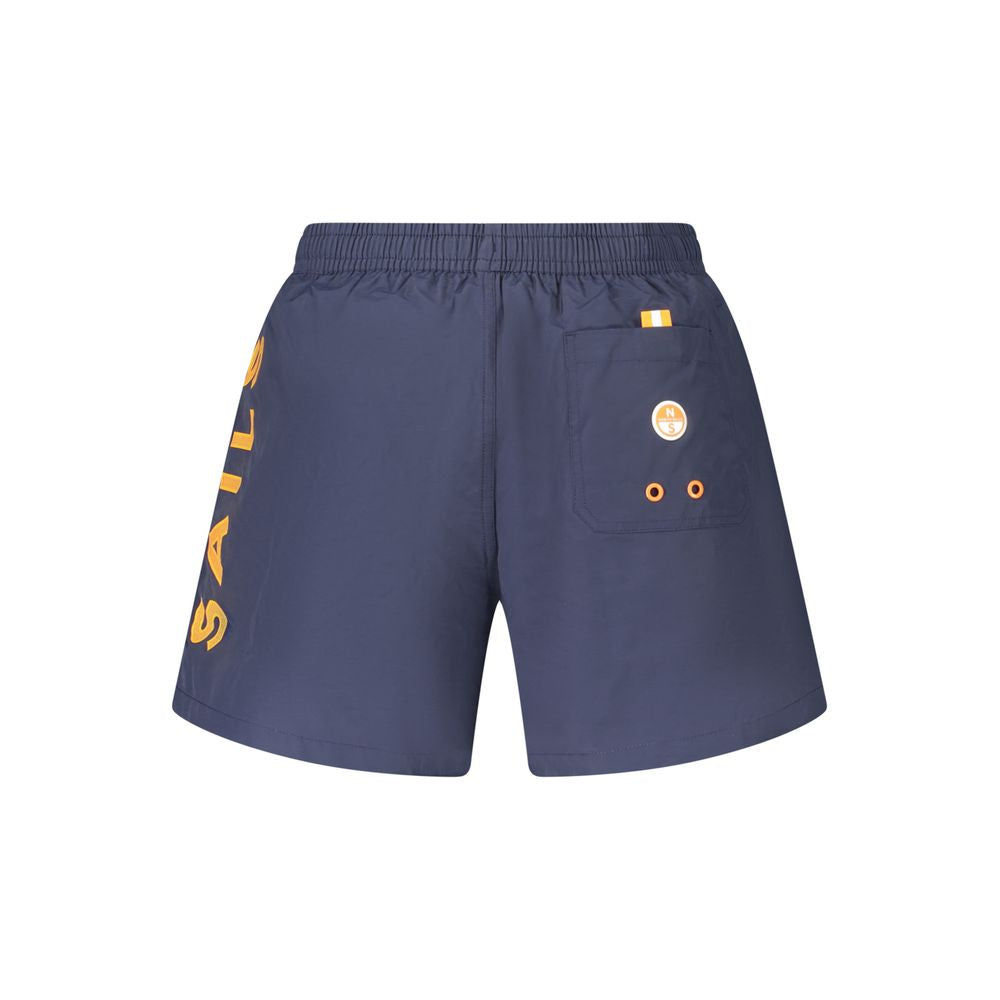 North Sails Blue Nylon Men's Swim Trunk