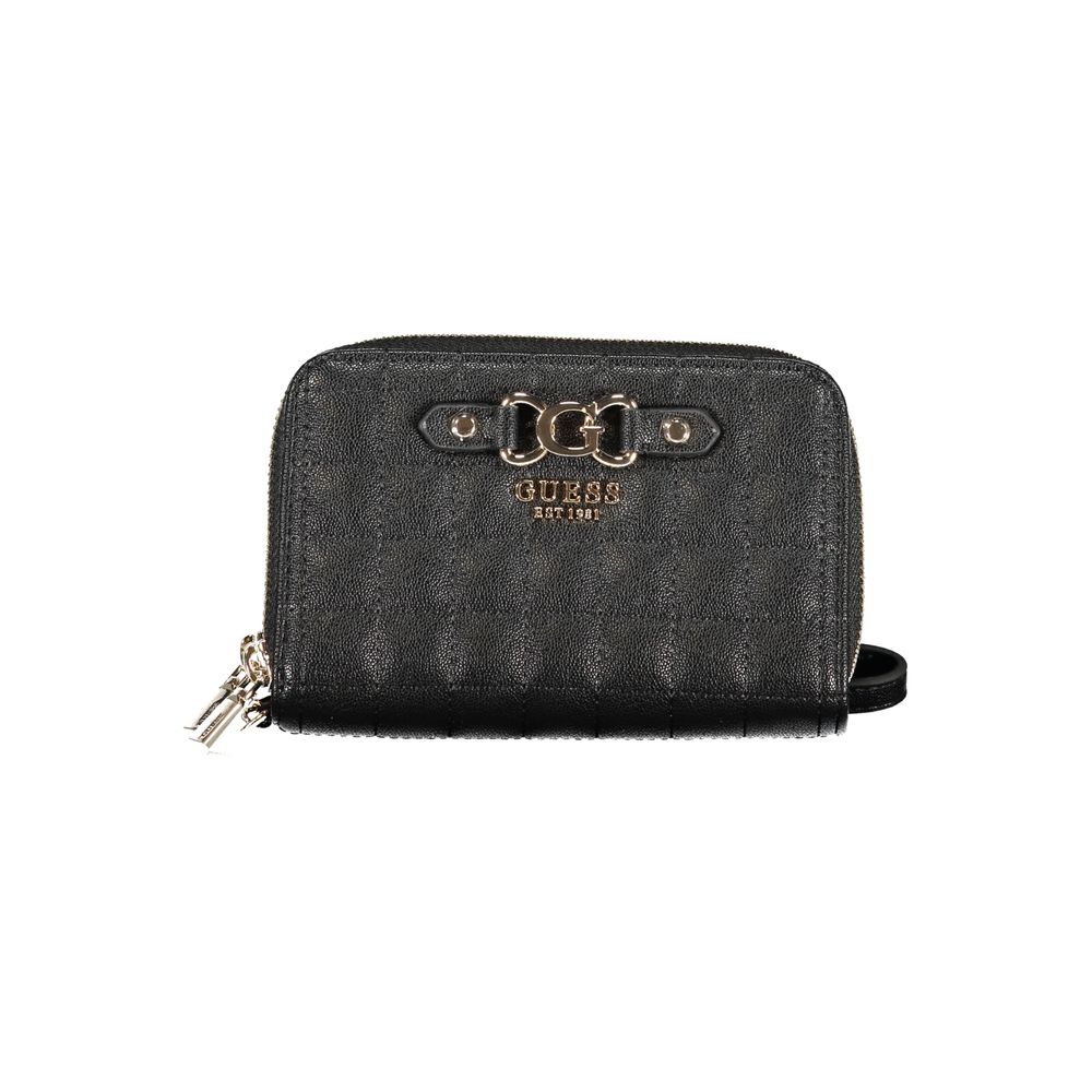 Guess Jeans Black Polyurethane Women Wallet