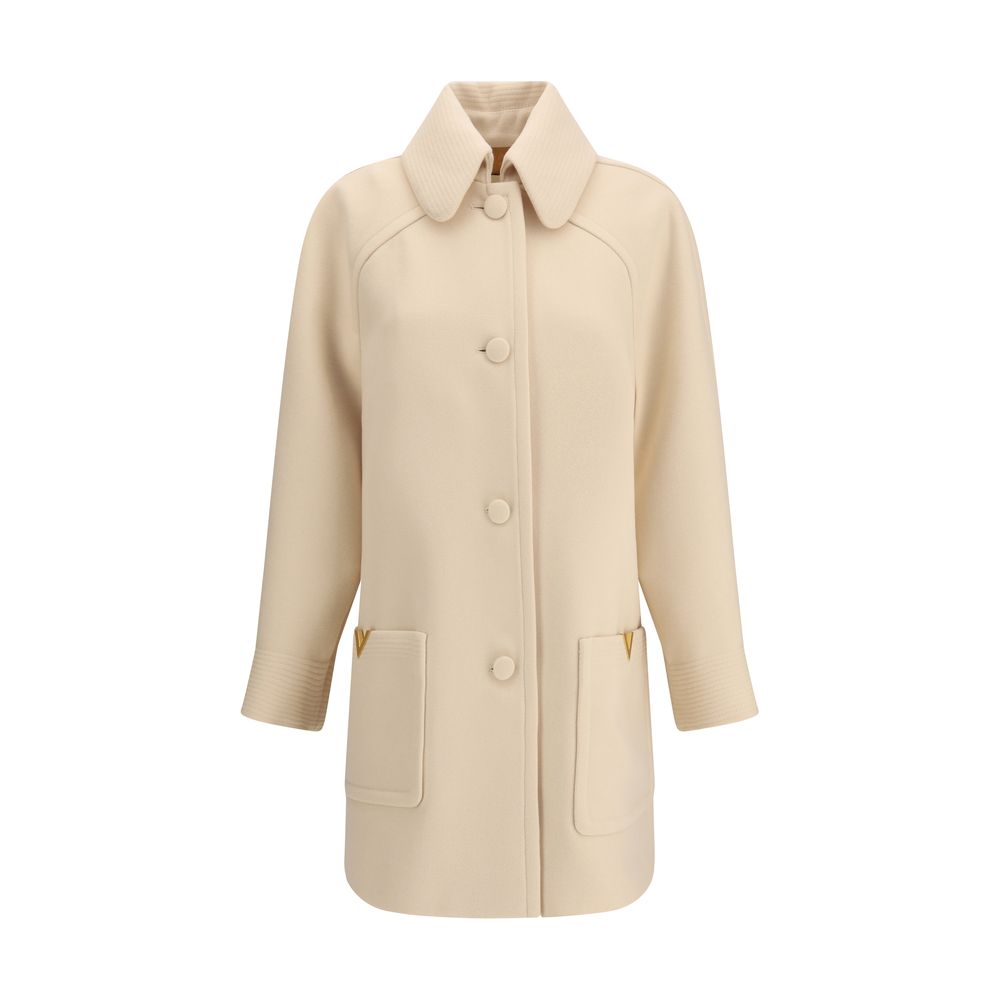 Valentino Wool Drap Caban