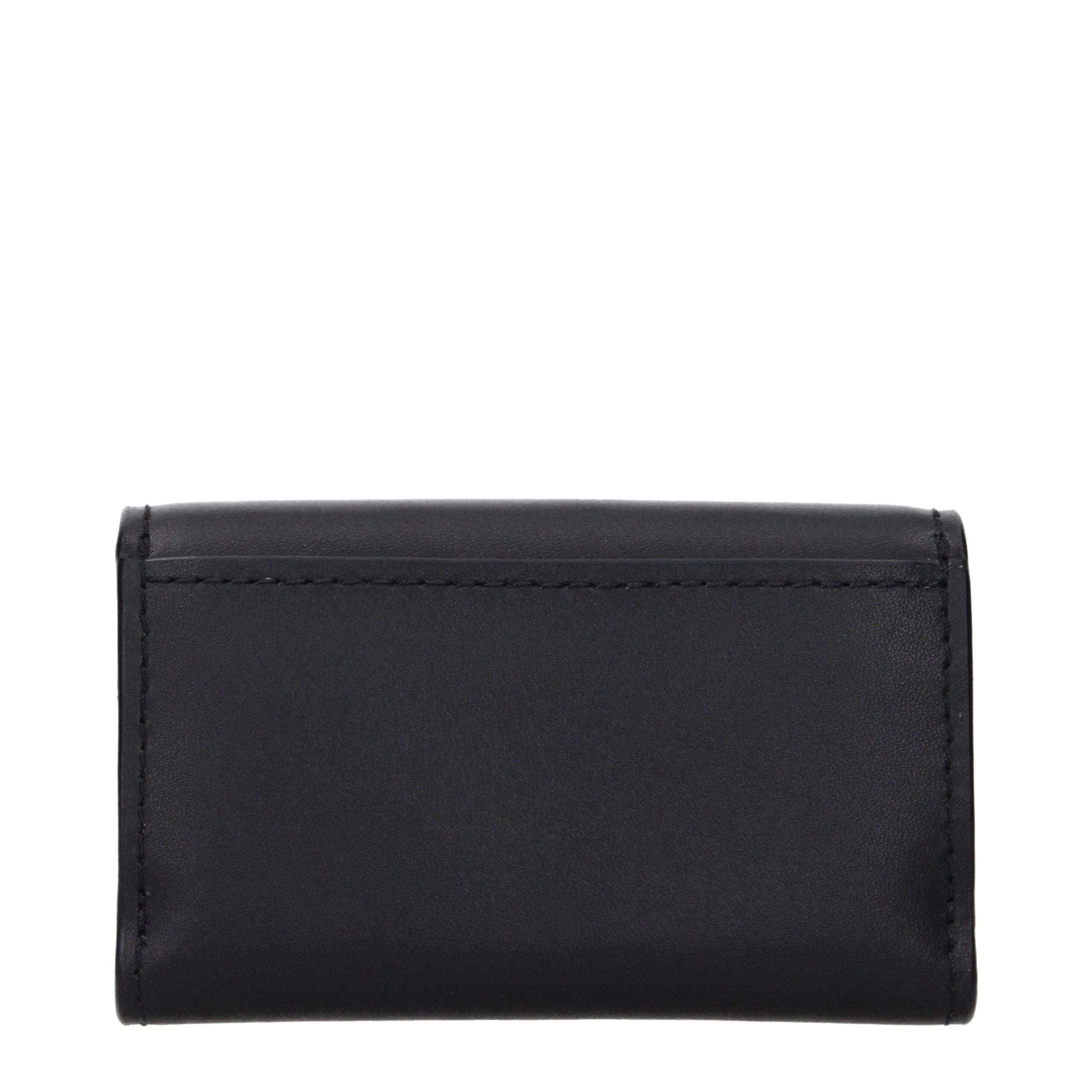 Michael Kors Black Leather Wallets